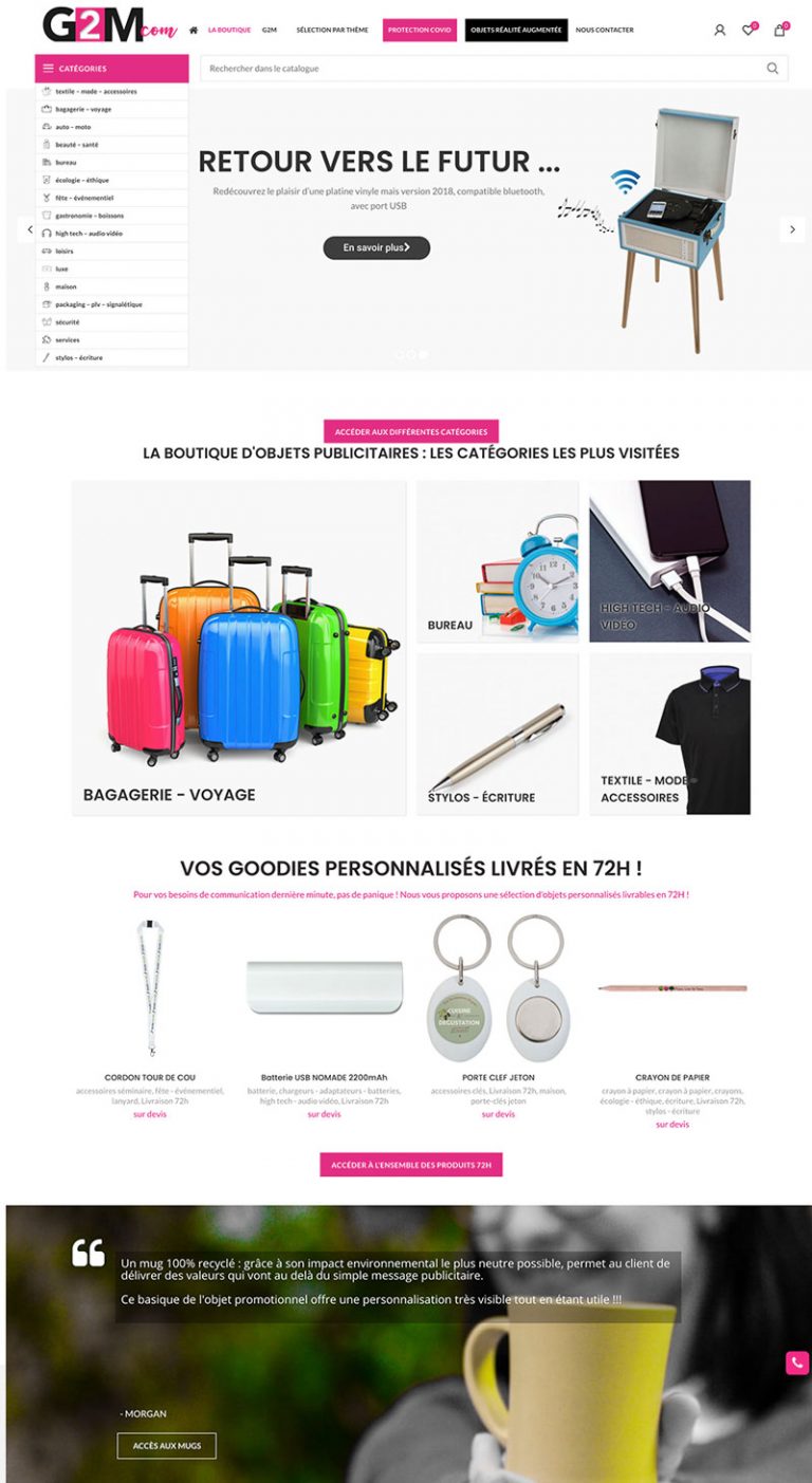 création de site Wordpress et Woocommerce, agence web marketing à Valence