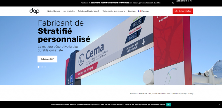 header DAP - Agence web Marque Digitale spécialisée dans la création de site internet sur Wordpress et maintenance, accompagnement marketing sur mesure