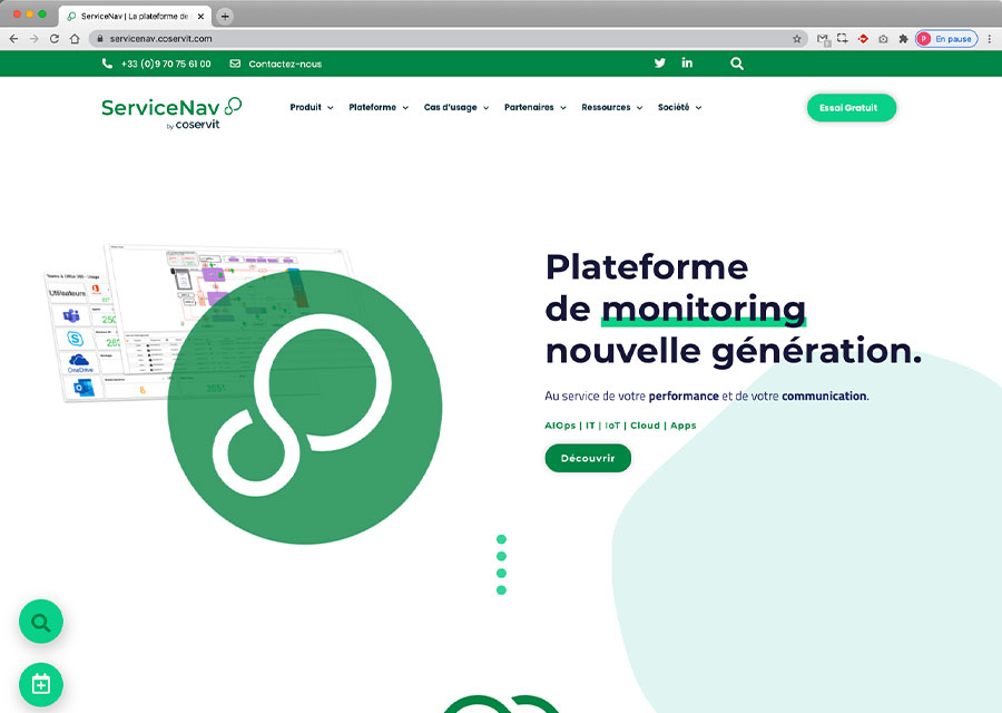 création de site web servicenav