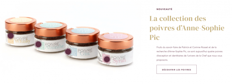 création du site internet anne sophie pic Marque Digitale Grenoble