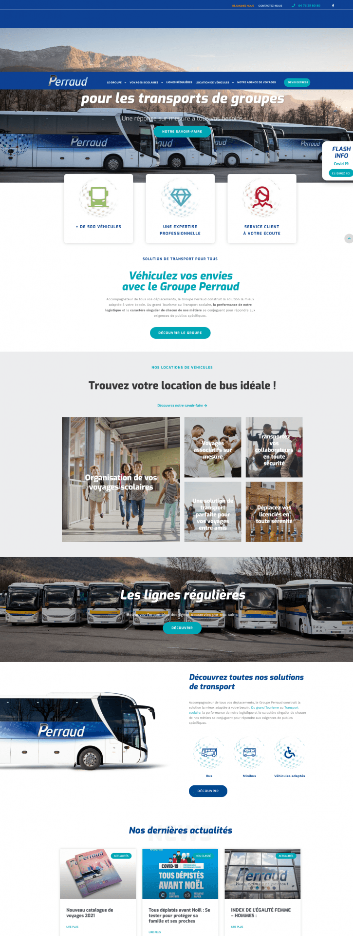 site internet perraud - Agence web marketing création de site internet accompagnement sur mesure