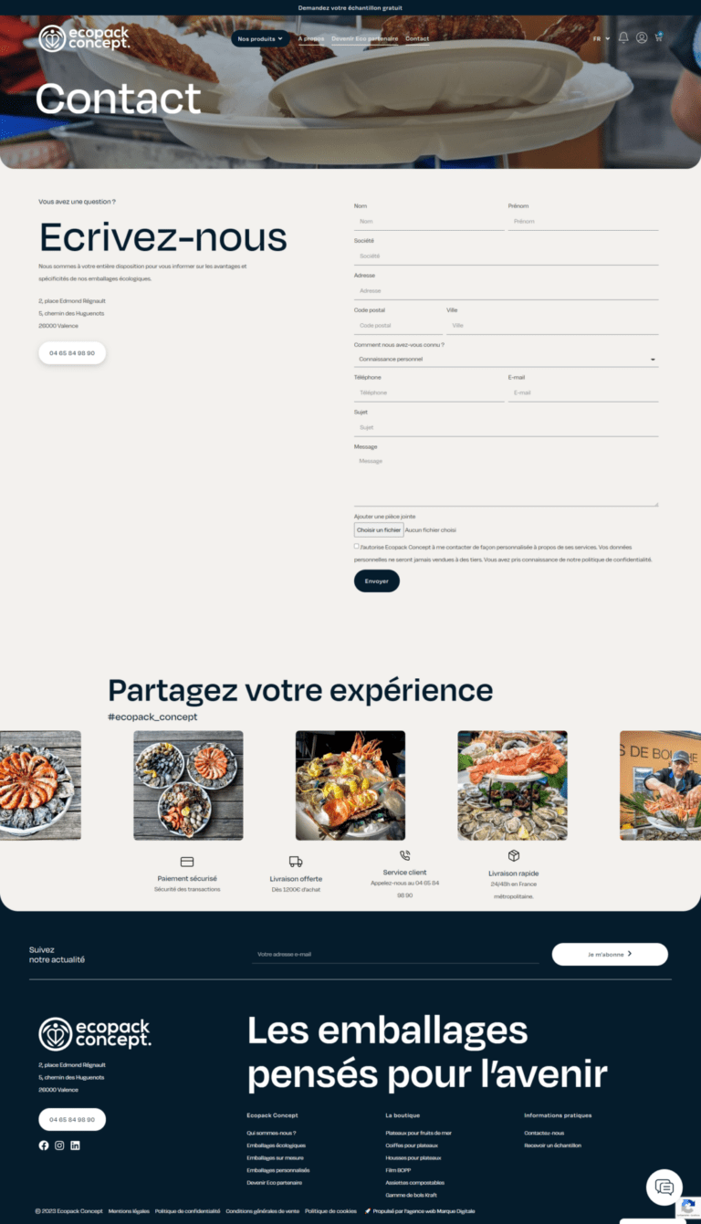 Projet web marketing Valence