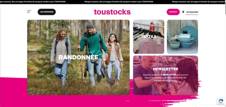 Site vitrine Toustocks