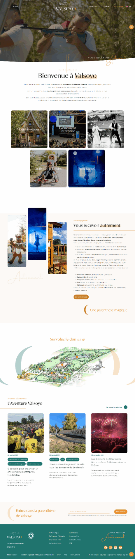 refonte du site internet de valsoyo