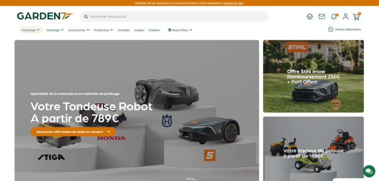 garden7 site e-commerce refonte création de site