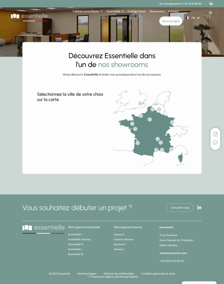 création site internet essentielle par marque digitale
